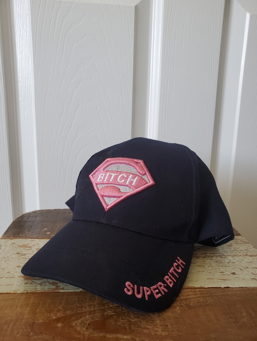 Black And Pink Baseball Cap